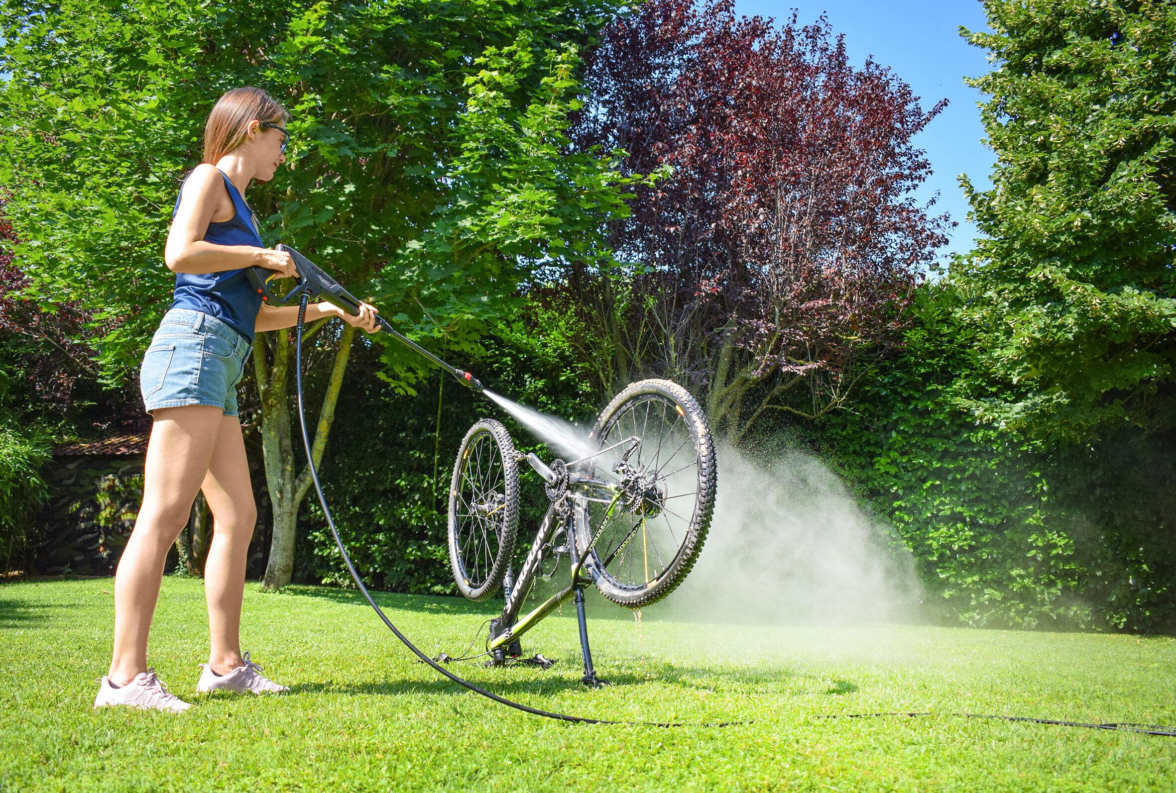 Utilizzo alta pressione bici 1