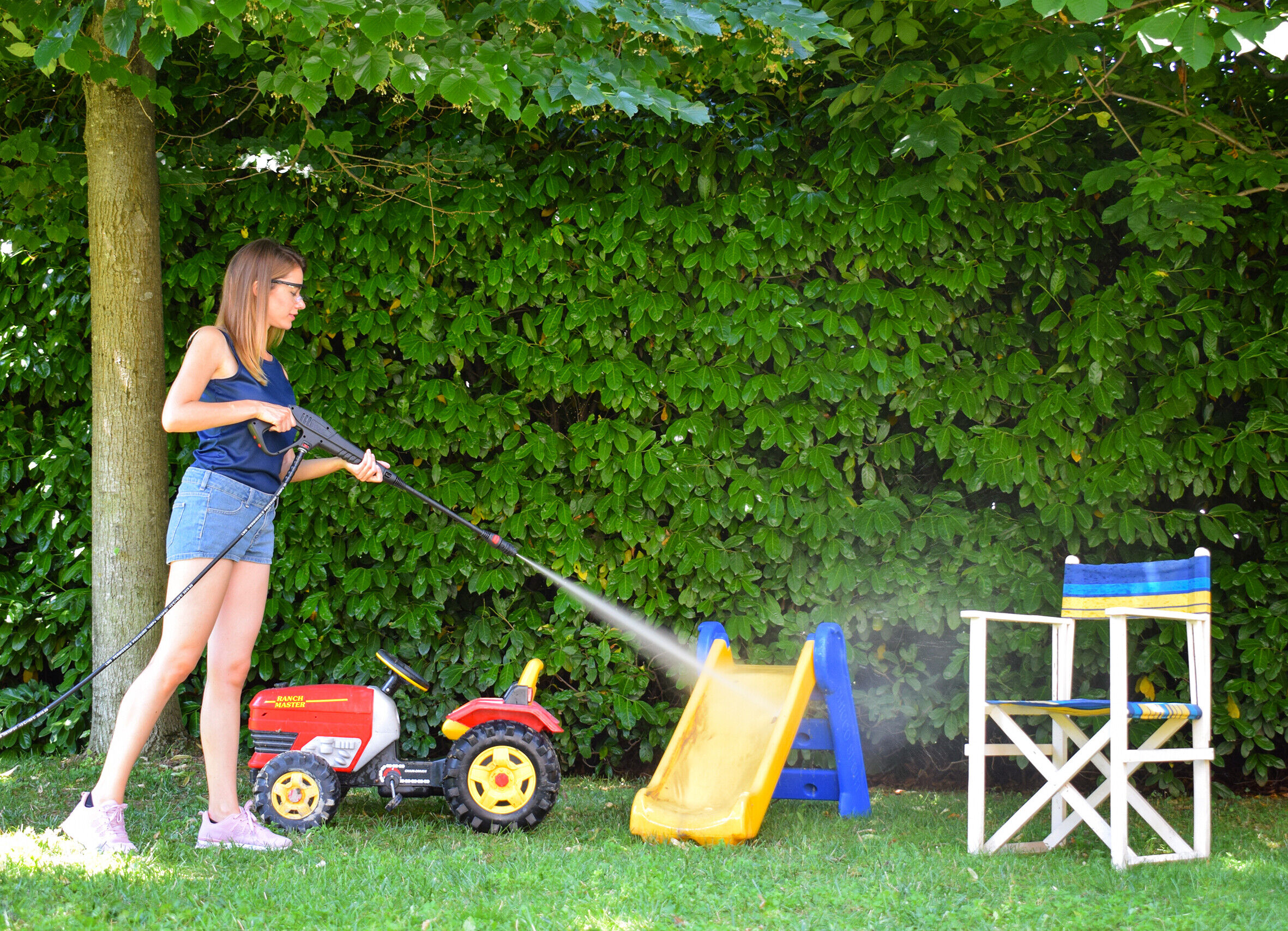 Utilizzo alta pressione giochi da giardino-1